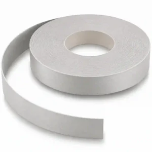 شريط PVC فضي مطفي