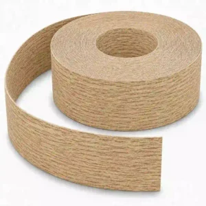 شريط PVC مطفي خشبي لون بيج غامق